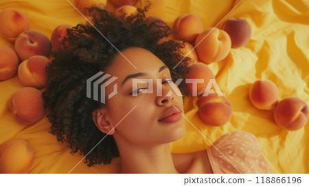 Fashion portrait of a young woman 118866196