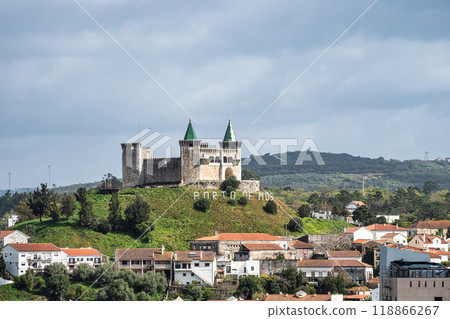 The castle of Porto de Mos in Portugal. It was damaged badly during the 1755 earthquake. 118866267