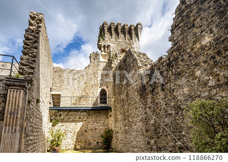 The castle of Porto de Mos in Portugal. It was damaged badly during the 1755 earthquake. 118866270