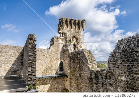 The castle of Porto de Mos in Portugal. It was damaged badly during the 1755 earthquake. 118866272