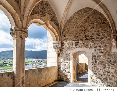 The castle of Porto de Mos in Portugal. It was damaged badly during the 1755 earthquake. 118866275