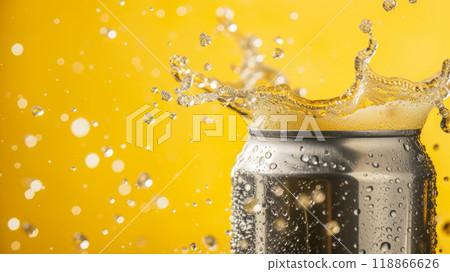 Steel drink can 118866626