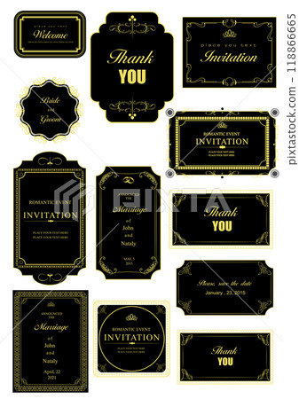 Old retro ornament. Royal Golden style design. Vintage. Vector illustration Old retro ornament. Royal Golden style design. Vintage. Vector illustration 118866665