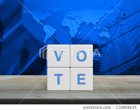Election and voting concept, Elements of this image furnished by NASA 118868635