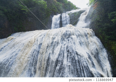 Ibaraki Fukuroda Falls after the typhoon 118869947