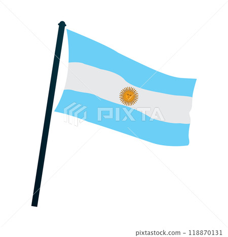 Argentina country flag 118870131