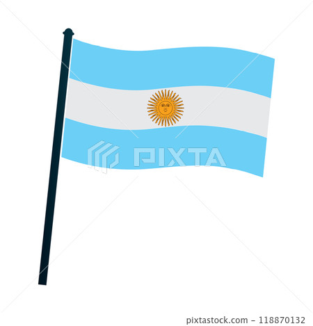 Argentina country flag Argentina country flag 118870132