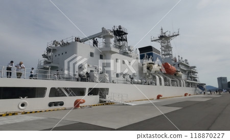 Japan Coast Guard's latest training ship [Itsukushima] Hiroshima open to the public_ITUKU_No31 118870227