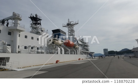 Japan Coast Guard's latest training ship [Itsukushima] Hiroshima open to the public_ITUKU_No32 118870228