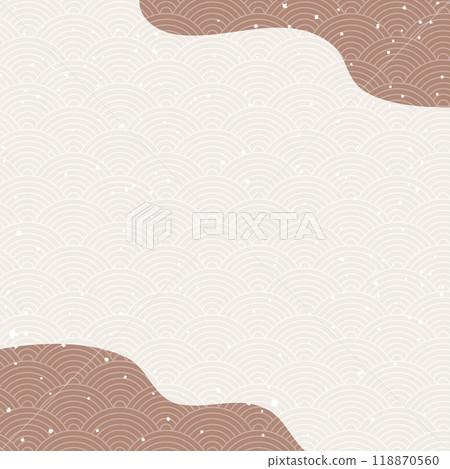 Japanese pattern Seigaiha vector background Japanese pattern Seigaiha vector background 118870560