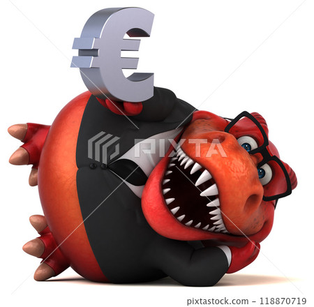 Fun Trex - 3D Illustration Fun Trex - 3D Illustration 118870719