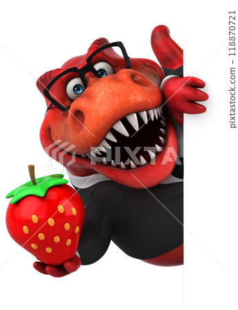 Fun Trex - 3D Illustration Fun Trex - 3D Illustration 118870721