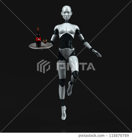Robot - 3D Illustration 118870789