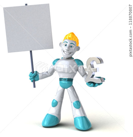 Robot - 3D Illustration Robot - 3D Illustration 118870807