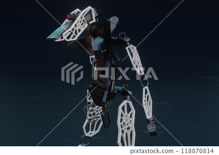Generative robot - 3D Illustration Generative robot - 3D Illustration 118870814