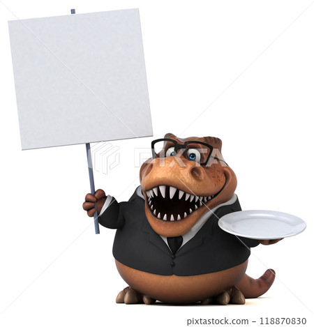 Fun Trex - 3D Illustration 118870830