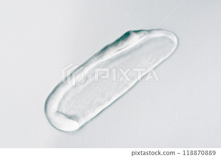 Transparent gel on a white background. Transparent gel on a white background. 118870889