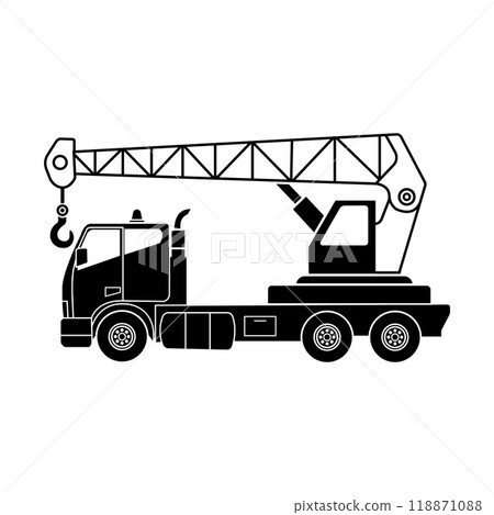 Crane truck icon 118871088