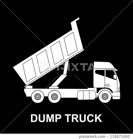 Dump truck icon Dump truck icon 118871095