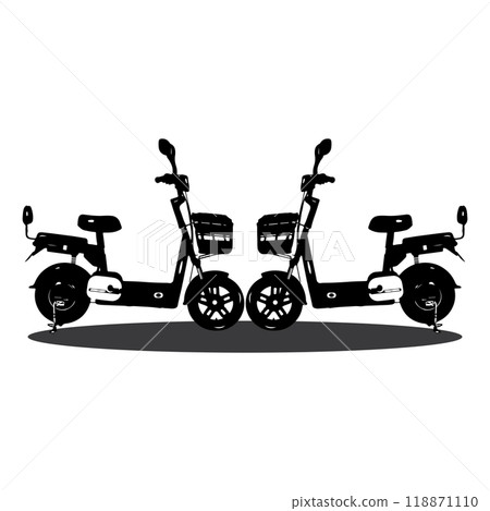 Electric bicycle icon Electric bicycle icon 118871110