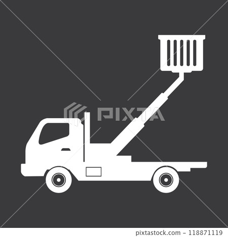 Lifting machine icon Lifting machine icon 118871119