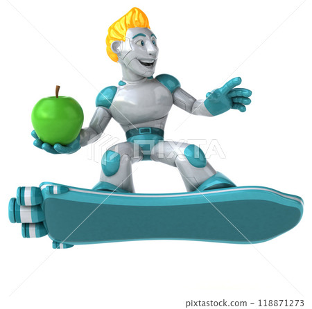 Robot - 3D Illustration 118871273