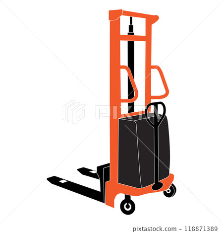 Electric hand forklift icon 118871389
