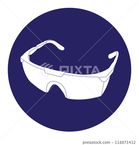 Welding glasses icon 118871412