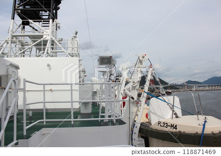 日本海上保安廳最先進的訓練船[伊蘇久島號]在廣島向公眾開放_RITU_No16 118871469