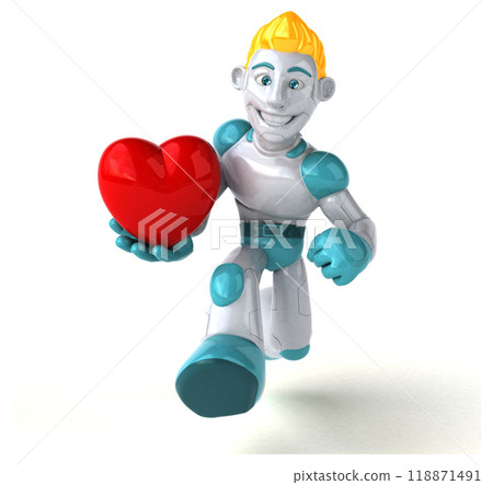 Robot - 3D Illustration 118871491