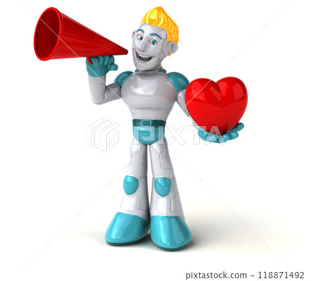 Robot - 3D Illustration Robot - 3D Illustration 118871492