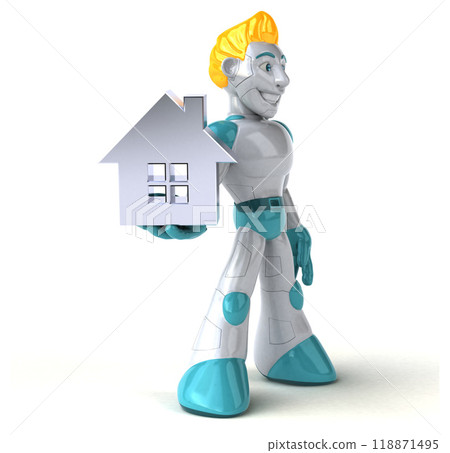 Robot - 3D Illustration 118871495