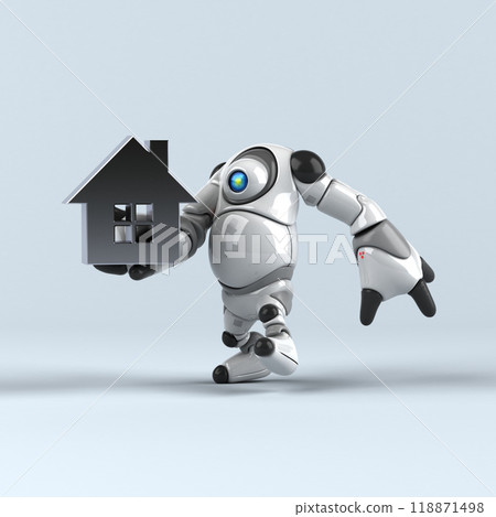 Big robot - 3D Illustration 118871498