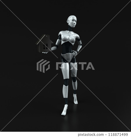Robot - 3D Illustration 118871499