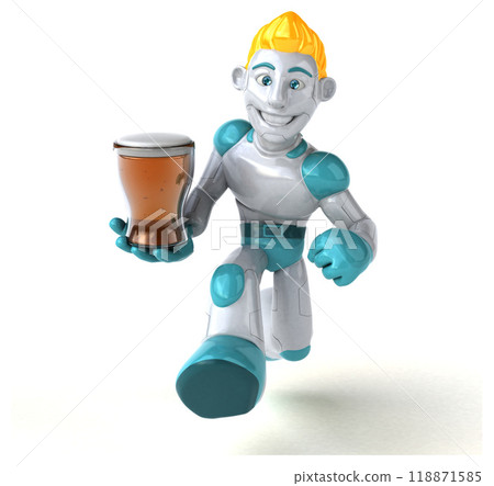 Robot - 3D Illustration Robot - 3D Illustration 118871585