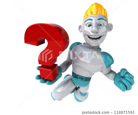 Robot - 3D Illustration 118871591