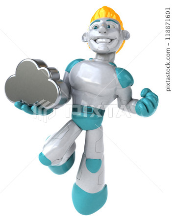 Robot - 3D Illustration 118871601