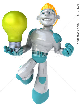Robot - 3D Illustration Robot - 3D Illustration 118871621