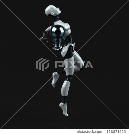 Robot - 3D Illustration 118871623