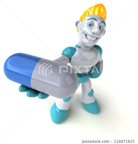 Robot - 3D Illustration 118871625