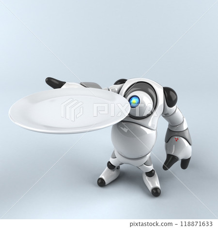 Big robot - 3D Illustration Big robot - 3D Illustration 118871633