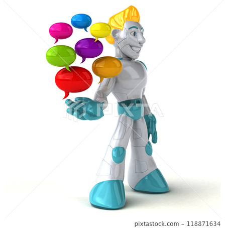 Robot - 3D Illustration Robot - 3D Illustration 118871634