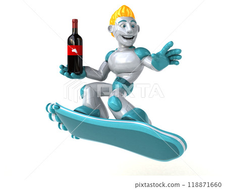 Robot - 3D Illustration Robot - 3D Illustration 118871660