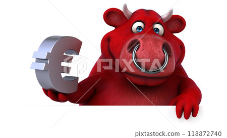 Red bull - 3D Illustration Red bull - 3D Illustration 118872740