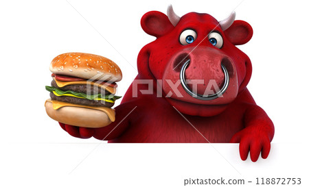 Red bull - 3D Illustration Red bull - 3D Illustration 118872753