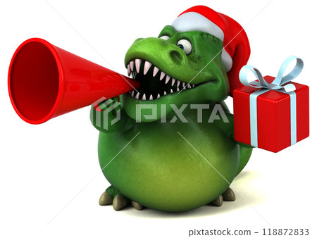 Fun dinosaur- 3D Illustration Fun dinosaur- 3D Illustration 118872833