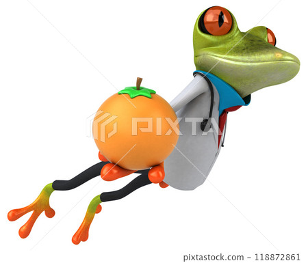 Frog doctor - 3D Illustration Frog doctor - 3D Illustration 118872861