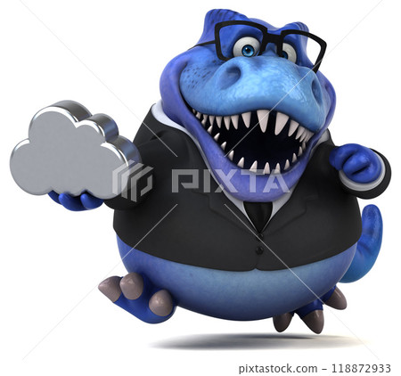 Fun Trex - 3D Illustration 118872933