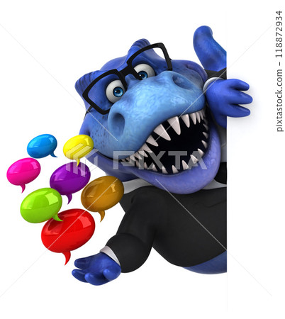 Fun Trex - 3D Illustration Fun Trex - 3D Illustration 118872934