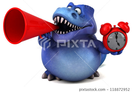 Fun dinosaur - 3D Illustration Fun dinosaur - 3D Illustration 118872952
